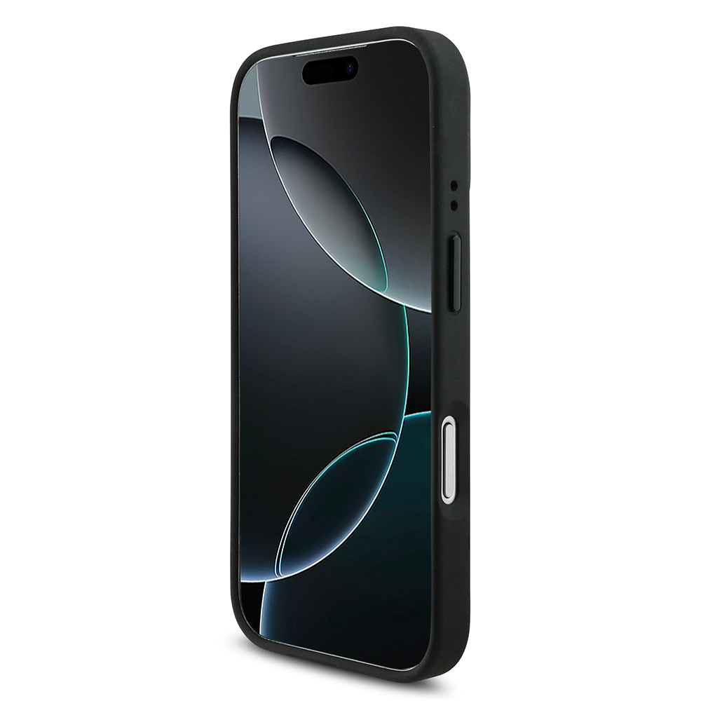 Apple iPhone 17 Pro Uyumlu Kılıf BMW Orjinal Lisanslı M-safe Şarj Özellikli Metal BMW ve M Logolu PU Karbon Tasarımlı Kapak - 3