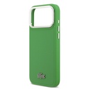 Apple iPhone 17 Pro Max Uyumlu Kılıf Lacoste Orjinal Lisanslı M-safe Şarj Özellikli PU Pike Desenli Standlı Metal Logolu Kapak - 12