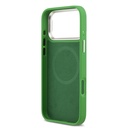 Apple iPhone 17 Pro Max Uyumlu Kılıf Lacoste Orjinal Lisanslı M-safe Şarj Özellikli PU Pike Desenli Standlı Metal Logolu Kapak - 13