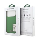 Apple iPhone 17 Pro Max Uyumlu Kılıf Lacoste Orjinal Lisanslı M-safe Şarj Özellikli PU Pike Desenli Standlı Metal Logolu Kapak - 14