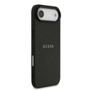 Apple iPhone 17 Air Uyumlu Kılıf Guess Orjinal Lisanslı M-safe Şarj Özellikli Yazı Logolu PU Deri Kapak - 2