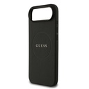 Apple iPhone 17 Air Uyumlu Kılıf Guess Orjinal Lisanslı M-safe Şarj Özellikli Yazı Logolu PU Deri Kapak - 4