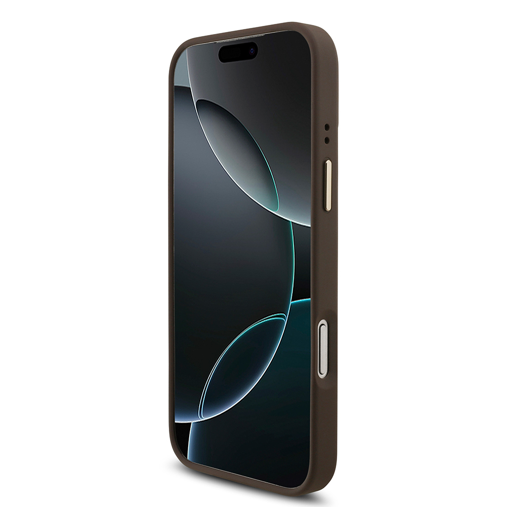 Apple iPhone 17 Pro Max Uyumlu Kılıf Guess Orjinal Lisanslı 4G Büyük Metal Logolu Kalın Askılı Kapak - 20