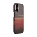 Apple iPhone 17 Uyumlu Kılıf M-safe Şarj Özellikli Aramid Fiber Pitaka Tactile Woven Sunset-Moonrise Serisi Kapak - 2