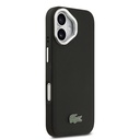 Apple iPhone 17 Uyumlu Kılıf Lacoste Orjinal Lisanslı M-safe Şarj Özellikli PU Pike Desenli Standlı Metal Logolu Kapak - 3