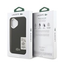 Apple iPhone 17 Uyumlu Kılıf Lacoste Orjinal Lisanslı M-safe Şarj Özellikli PU Pike Desenli Standlı Metal Logolu Kapak - 7