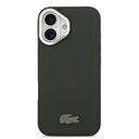 Apple iPhone 17 Uyumlu Kılıf Lacoste Orjinal Lisanslı M-safe Şarj Özellikli PU Pike Desenli Standlı Metal Logolu Kapak - 16