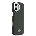 Apple iPhone 17 Uyumlu Kılıf Lacoste Orjinal Lisanslı M-safe Şarj Özellikli PU Pike Desenli Standlı Metal Logolu Kapak - 17
