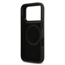 Apple iPhone 17 Pro Uyumlu Kılıf Lacoste Orjinal Lisanslı M-safe Şarj Özellikli Standlı PU Deri Karışık Monogram Desenli Kapak - 6