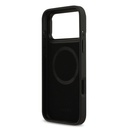 Apple iPhone 17 Pro Max Uyumlu Kılıf Lacoste Orjinal Lisanslı M-safe Şarj Özellikli Standlı PU Deri Karışık Monogram Desenli Kapak - 6