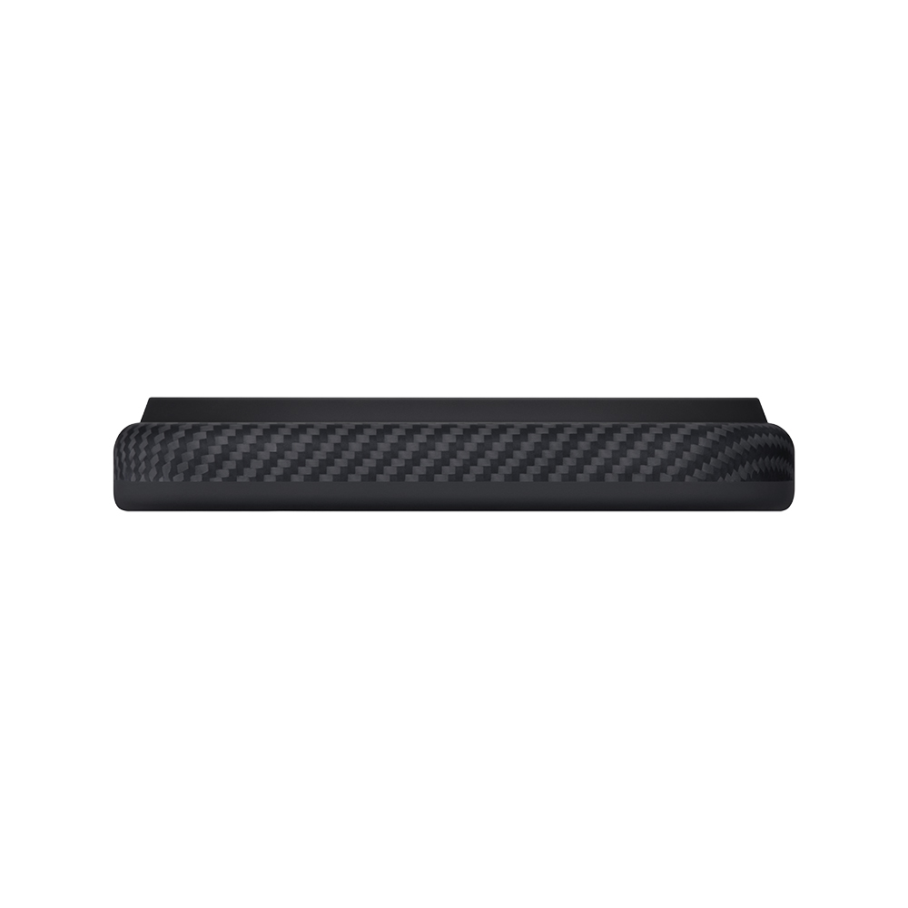 Apple iPhone 17 Pro Uyumlu Kılıf M-safe Şarj Özellikli Aramid Fiber Pitaka Military-Grade Classic Serisi Black-Grey Twill Kapak - 6