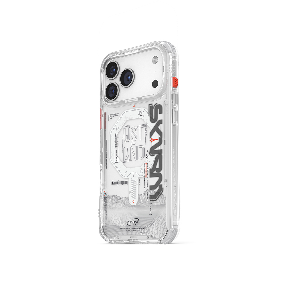 Apple iPhone 17 Pro Uyumlu Kılıf Skinarma M-safe Şarj Özellikli Yazı Desenli Airbag Tasarımlı Sonix Kapak - 2