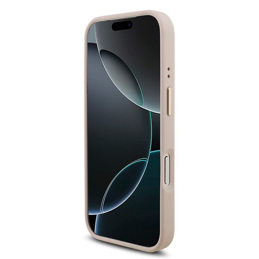 Apple iPhone 17 Pro Uyumlu Kılıf Guess Orjinal Lisanslı 4G Büyük Metal Logolu Kalın Askılı Kapak - 12
