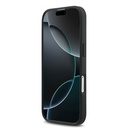 Apple iPhone 17 Uyumlu Kılıf Mercedes Benz Orjinal Lisanslı M-safe Şarj Özellikli Şeritli Yıldız Desenli Metal Logolu Deri Kapak - 4