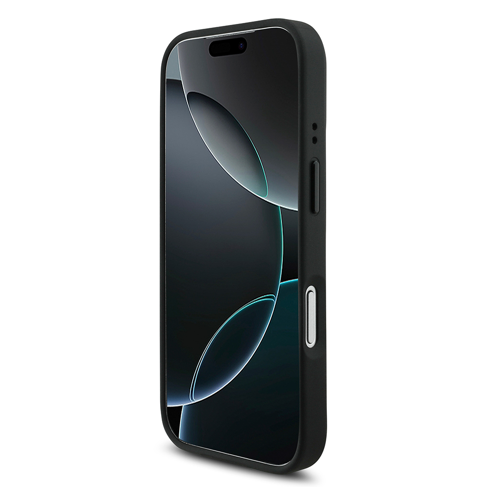 Apple iPhone 17 Pro Uyumlu Kılıf BMW Orjinal Lisanslı M-safe Şarj Özellikli M Logolu Üç Şeritli Delikli Deri Kapak - 10