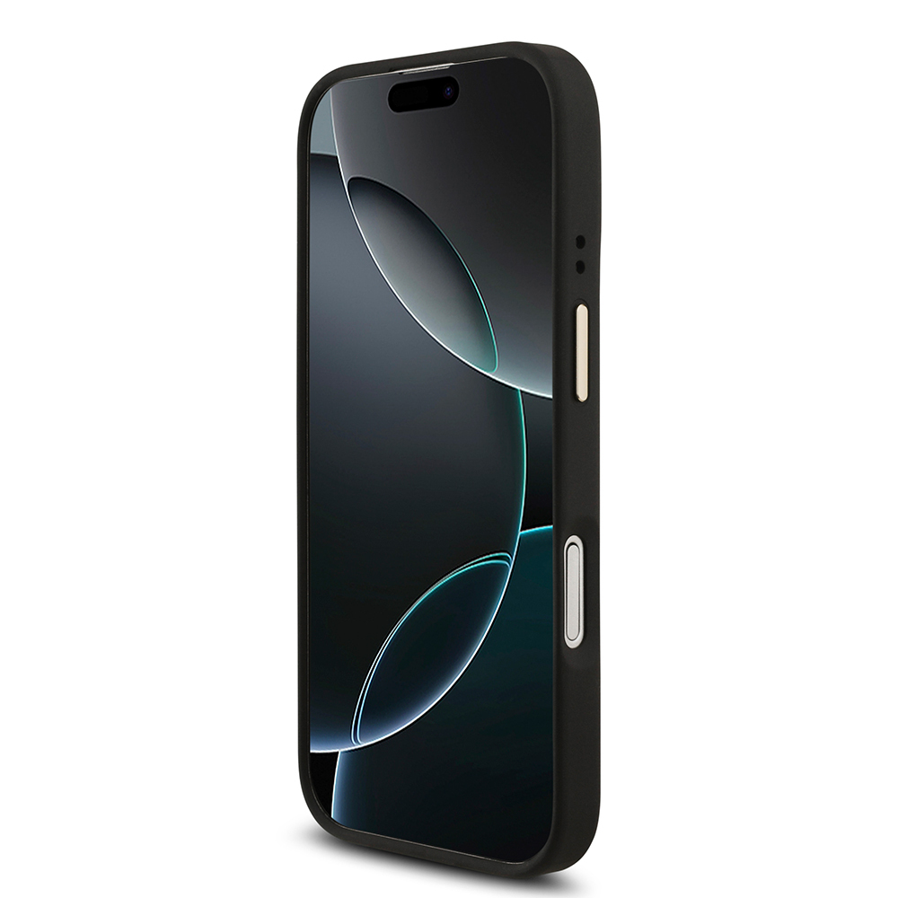Apple iPhone 17 Uyumlu Kılıf Guess Orjinal Lisanslı 4G Büyük Metal Logolu Kalın Askılı Kapak - 4