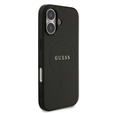 Apple iPhone 17 Uyumlu Kılıf Guess Orjinal Lisanslı M-safe Şarj Özellikli Yazı Logolu PU Deri Kapak - 1