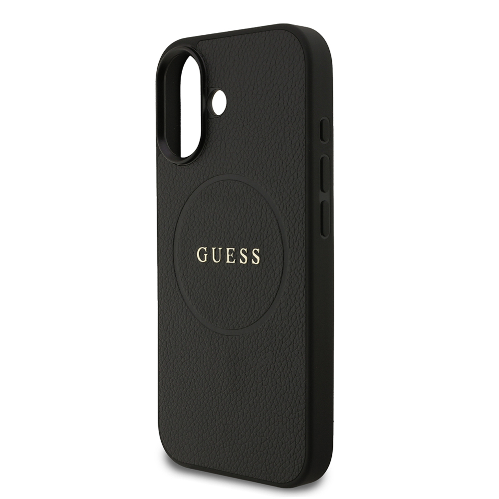 Apple iPhone 17 Uyumlu Kılıf Guess Orjinal Lisanslı M-safe Şarj Özellikli Yazı Logolu PU Deri Kapak - 3