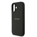 Apple iPhone 17 Uyumlu Kılıf Guess Orjinal Lisanslı M-safe Şarj Özellikli Yazı Logolu PU Deri Kapak - 3