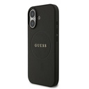 Apple iPhone 17 Uyumlu Kılıf Guess Orjinal Lisanslı M-safe Şarj Özellikli Yazı Logolu PU Deri Kapak - 5