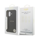 Apple iPhone 17 Uyumlu Kılıf Guess Orjinal Lisanslı M-safe Şarj Özellikli Yazı Logolu PU Deri Kapak - 7