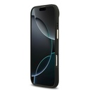 Apple iPhone 17 Air Uyumlu Kılıf Guess Orjinal Lisanslı M-safe Şarj Özellikli Gold Metal Kamera Çerçeveli Taşlı 4G Logolu Kapak - 10