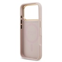 Apple iPhone 17 Pro Uyumlu Kılıf Guess Orjinal Lisanslı M-safe Şarj Özellikli Gold Metal Kamera Çerçeveli Taşlı 4G Logolu Kapak - 20