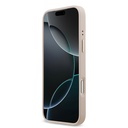 Apple iPhone 17 Pro Max Uyumlu Kılıf Guess Orjinal Lisanslı M-safe Şarj Özellikli Gold Metal Kamera Çerçeveli Taşlı 4G Logolu Kapak - 18