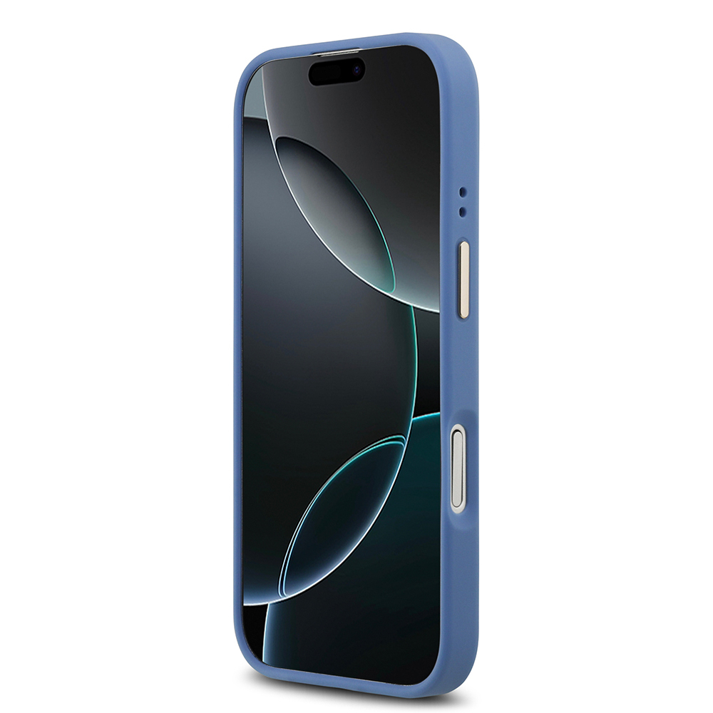 Apple iPhone 17 Uyumlu Kılıf Guess Orjinal Lisanslı M-safe Şarj Özellikli Gold Metal Kamera Çerçeveli PU Deri 4G Desenli Yazı Logolu Kapak - 18