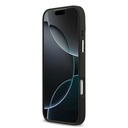 Apple iPhone 17 Pro Max Uyumlu Kılıf Guess Orjinal Lisanslı M-safe Şarj Özellikli Gold Metal Kamera Çerçeveli PU Deri 4G Desenli Yazı Logolu Kapak - 8