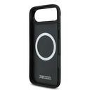 Apple iPhone 17 Air Uyumlu Kılıf BMW Orjinal Lisanslı M-safe Şarj Özellikli Metal BMW ve M Logolu PU Karbon Tasarımlı Kapak - 5