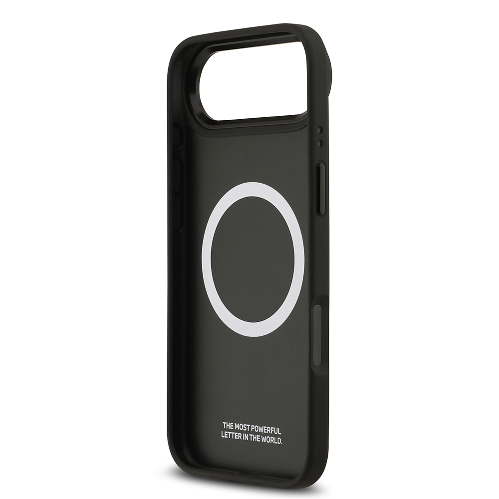 Apple iPhone 17 Air Uyumlu Kılıf BMW Orjinal Lisanslı M-safe Şarj Özellikli Metal BMW ve M Logolu PU Karbon Tasarımlı Kapak - 13