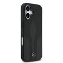 Apple iPhone 17 Uyumlu Kılıf Mercedes Benz Orjinal Lisanslı M-safe Şarj Özellikli Dokulu Desenli Deri Kapak - 3