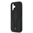 Apple iPhone 17 Uyumlu Kılıf Mercedes Benz Orjinal Lisanslı M-safe Şarj Özellikli Dokulu Desenli Deri Kapak - 5