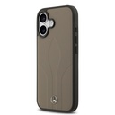 Apple iPhone 17 Uyumlu Kılıf Mercedes Benz Orjinal Lisanslı M-safe Şarj Özellikli Dokulu Desenli Deri Kapak - 8