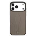Apple iPhone 17 Pro Max Uyumlu Kılıf Mercedes Benz Orjinal Lisanslı M-safe Şarj Özellikli Dokulu Desenli Deri Kapak - 9