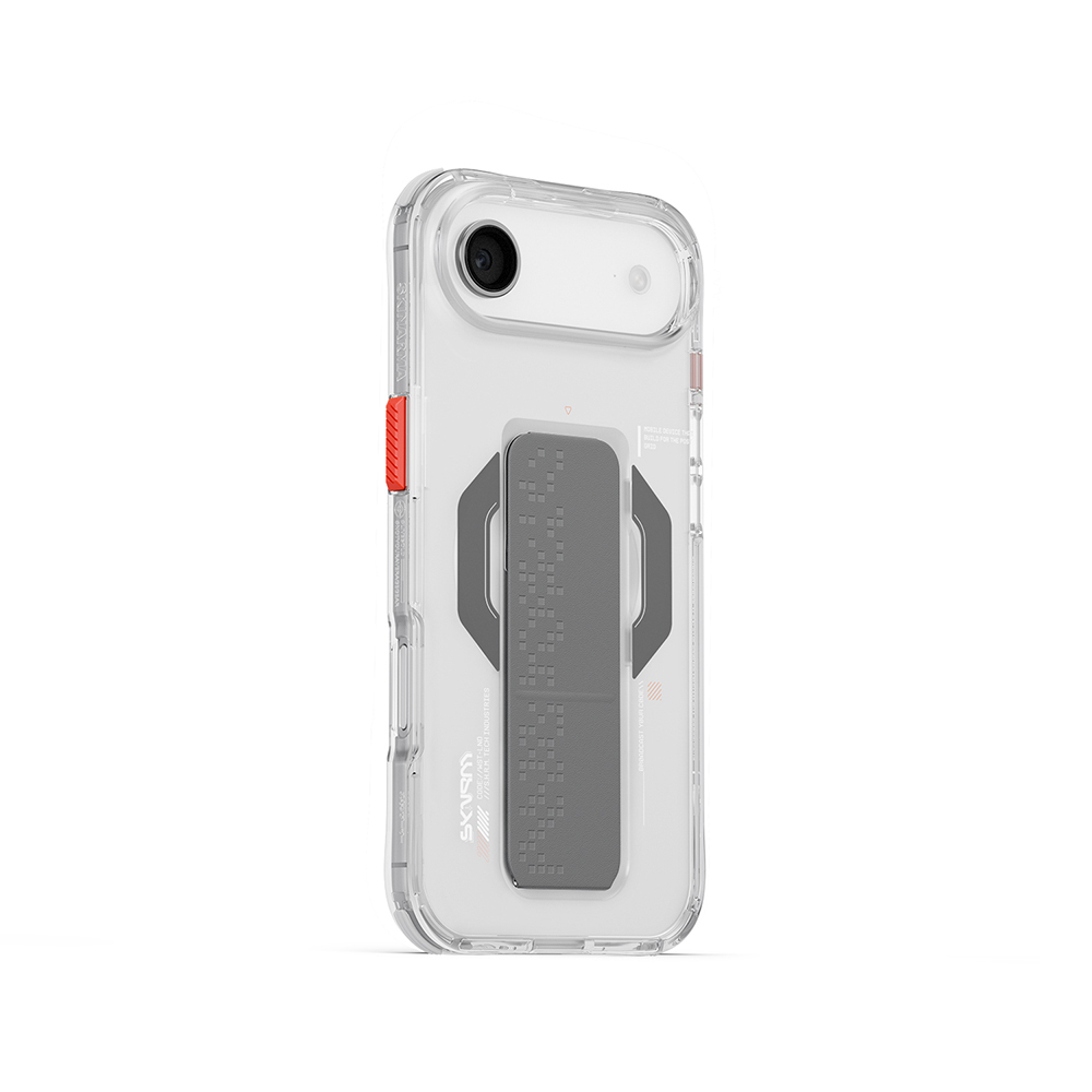 Apple iPhone 17 Air Uyumlu Kılıf M-Safe Şarj Özellikli Airbag Tasarımlı Standlı Skinarma Haxa Kapak - 1