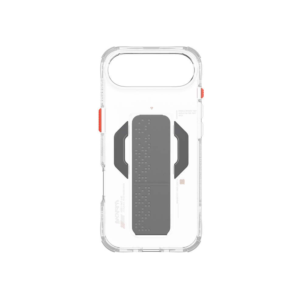 Apple iPhone 17 Air Uyumlu Kılıf M-Safe Şarj Özellikli Airbag Tasarımlı Standlı Skinarma Haxa Kapak - 3