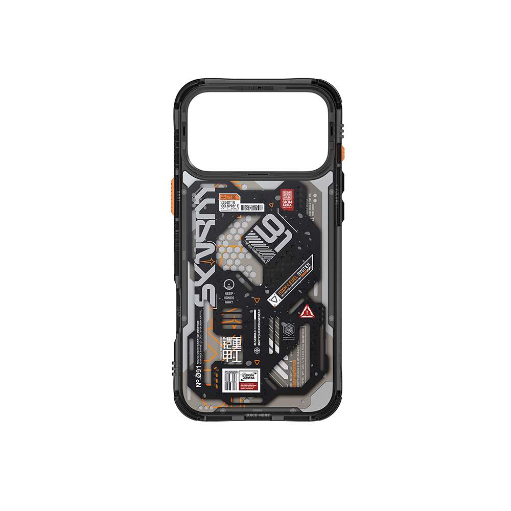 Apple iPhone 17 Pro Uyumlu Kılıf Desenli Airbag Tasarımlı Skinarma Spectra Kapak - 3