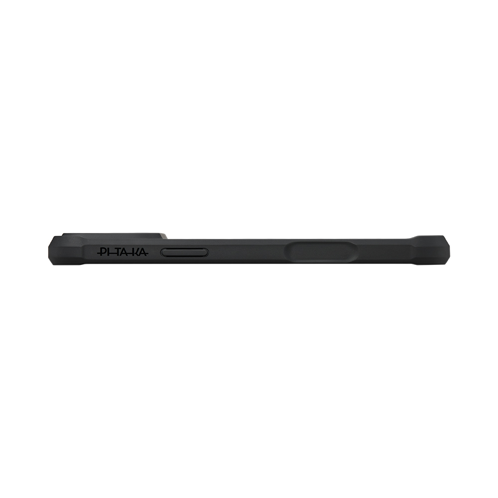Apple iPhone 17 Pro Uyumlu Kılıf M-safe Şarj Özellikli Pitaka Aramid Pro Guard Serisi Black-Gray Kapak - 2