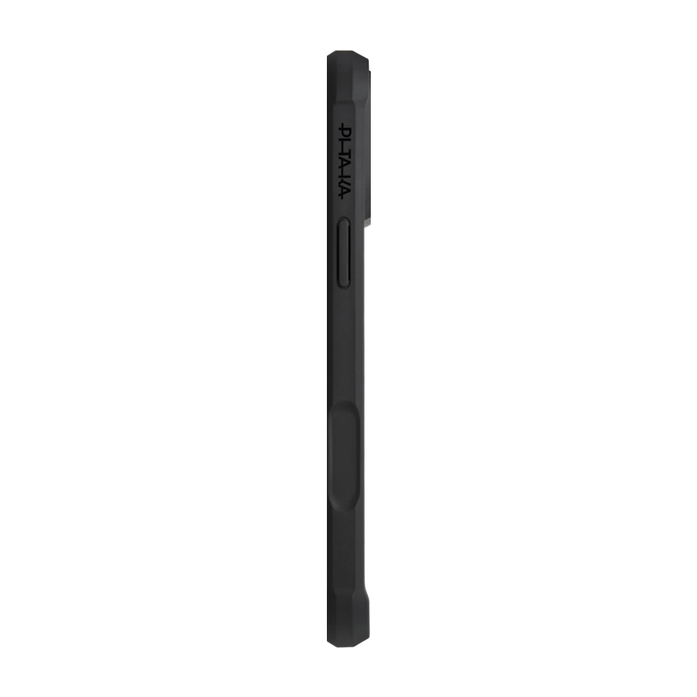 Apple iPhone 17 Pro Uyumlu Kılıf M-safe Şarj Özellikli Pitaka Aramid Pro Guard Serisi Black-Gray Kapak - 4
