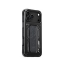 Apple iPhone 17 Pro Max Uyumlu Kılıf M-safe Şarj Özellikli Teknoloji Desenli Skinarma Helio Mag Charge Standlı Kapak - 5