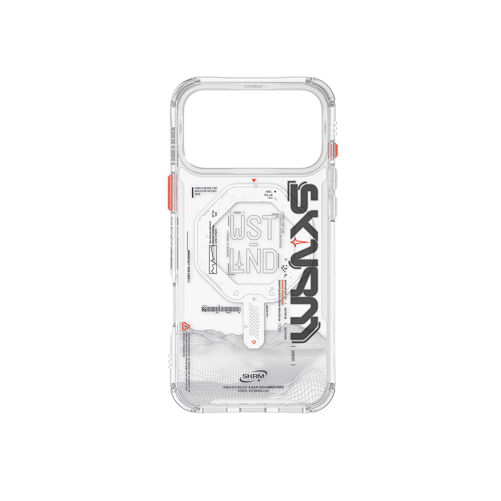 Apple iPhone 17 Pro Max Uyumlu Kılıf M-safe Şarj Özellikli Yazı Desenli Airbag Tasarımlı Skinarma Sonix Kapak - 4
