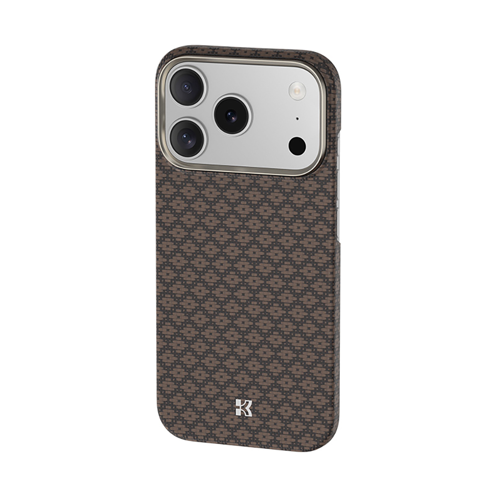 Apple iPhone 17 Pro Uyumlu Kılıf M-Safe Şarj Özellikli Benks ArmorAir ArmorGrid Serisi Kevlar Kapak - 3