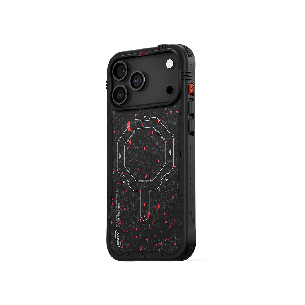 Apple iPhone 17 Pro Max Uyumlu Kılıf M-safe Şarj Özellikli Airbag Tasarımlı Skinarma Vektor Kapak - 3