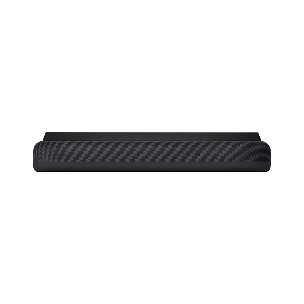 Apple iPhone 17 Pro Max Uyumlu Kılıf M-safe Şarj Özellikli 1500D Aramid Fiber Pitaka Military-Grade Classic Serisi Black-Grey Twill Kapak - 9