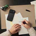 Apple iPhone 17 Pro Max Uyumlu Kılıf M-safe Şarj Özellikli 1500D Aramid Fiber Pitaka Military-Grade Classic Serisi Black-Grey Twill Kapak - 10