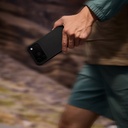 Apple iPhone 17 Pro Max Uyumlu Kılıf M-safe Şarj Özellikli Pitaka Aramid Pro Guard Serisi Black-Gray Kapak - 5