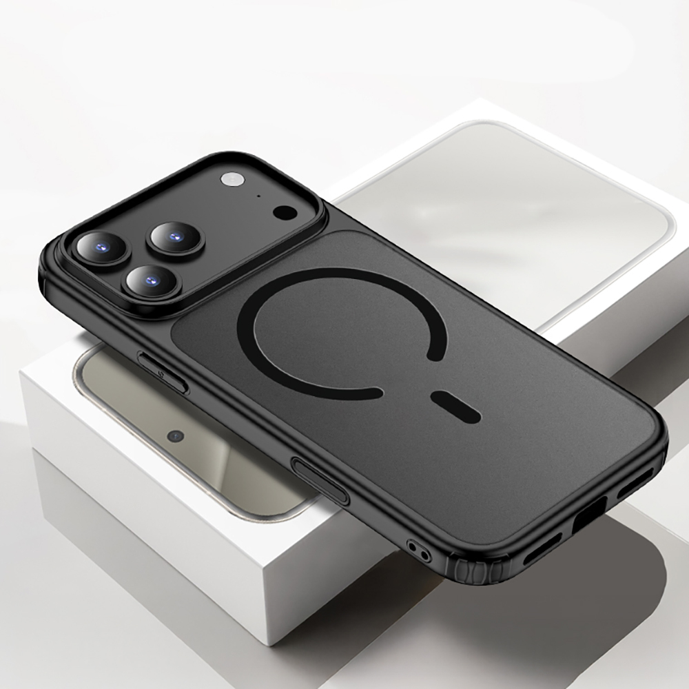 Apple iPhone 17 Pro Uyumlu Kılıf M-safe Şarj Özellikli Mat Arka Yüzey Wlons Lola Kapak - 4