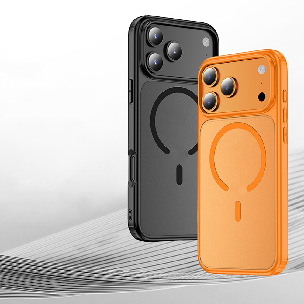 Apple iPhone 17 Pro Uyumlu Kılıf M-safe Şarj Özellikli Mat Arka Yüzey Wlons Lola Kapak - 5